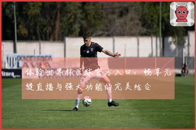 体验世界杯买球官方入口，畅享无缝直播与强大功能的完美结合